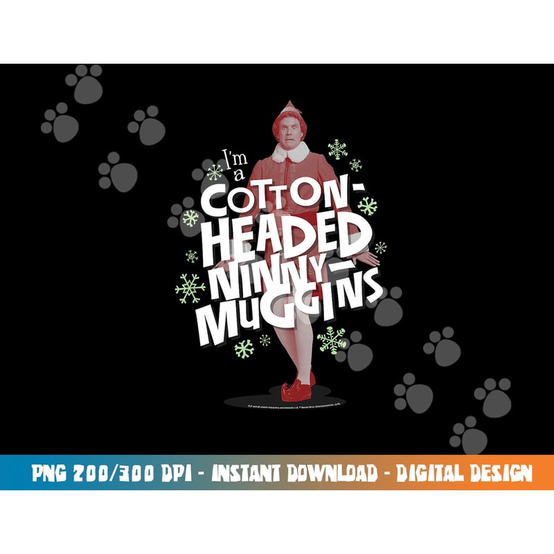 Elf Cotton-Headed Ninny Muggins png, sublimation .jpg