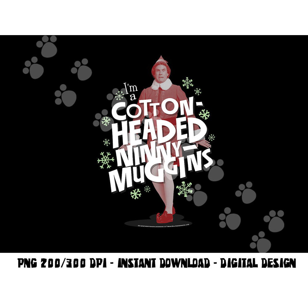 Elf Cotton-Headed Ninny Muggins  png, sublimation .jpg