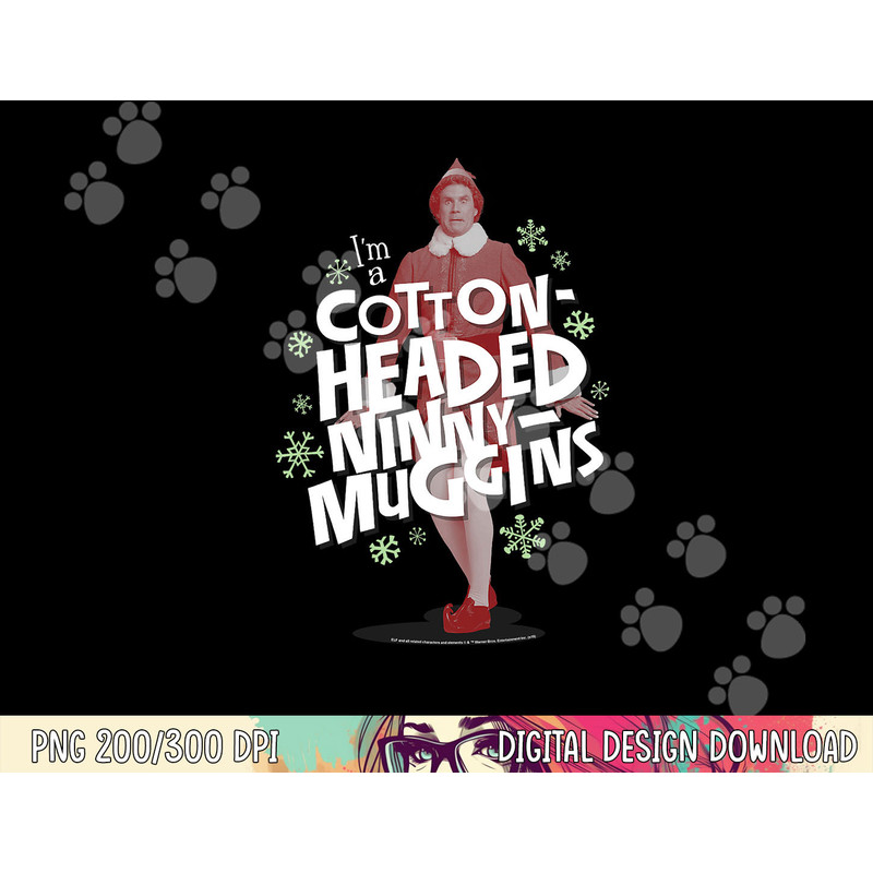 Elf Cotton-Headed Ninny Muggins png, sublimation .jpg