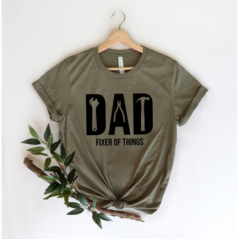 Funny Dad birthday Shirt,Fixer of Things Shirt,New Dad Shirt,Dad Shirt,Daddy Shirt,Father's Day Shirt,Best Dad shirt,Gift for Dad,Mr Fix It - 2.jpg