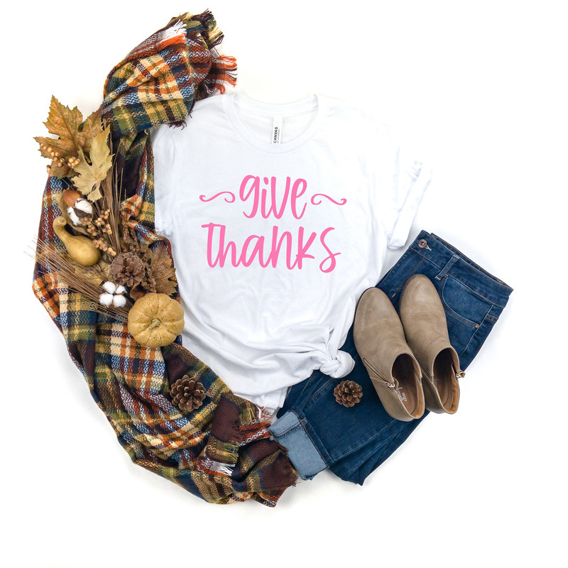 Give Thanks Shirt,Thankful Fall, Pumpkin Day,Thankful Family Shirts,Thanksgiving Shirts,Family Matching Shirts,Family Dinner - 3.jpg
