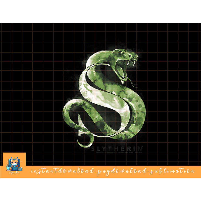 Kids Harry Potter Slytherin House Watercolor png, sublimate, digital download.jpg