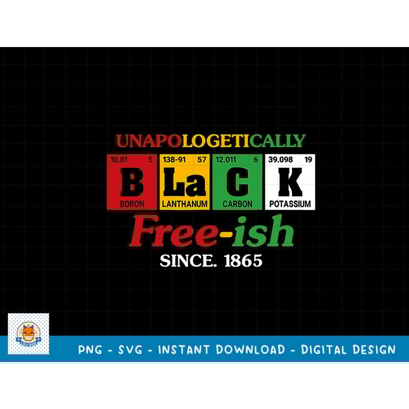Africa Black Unapologetically Free-ish Since 1865 Juneteenth T-Shirt copy.jpg
