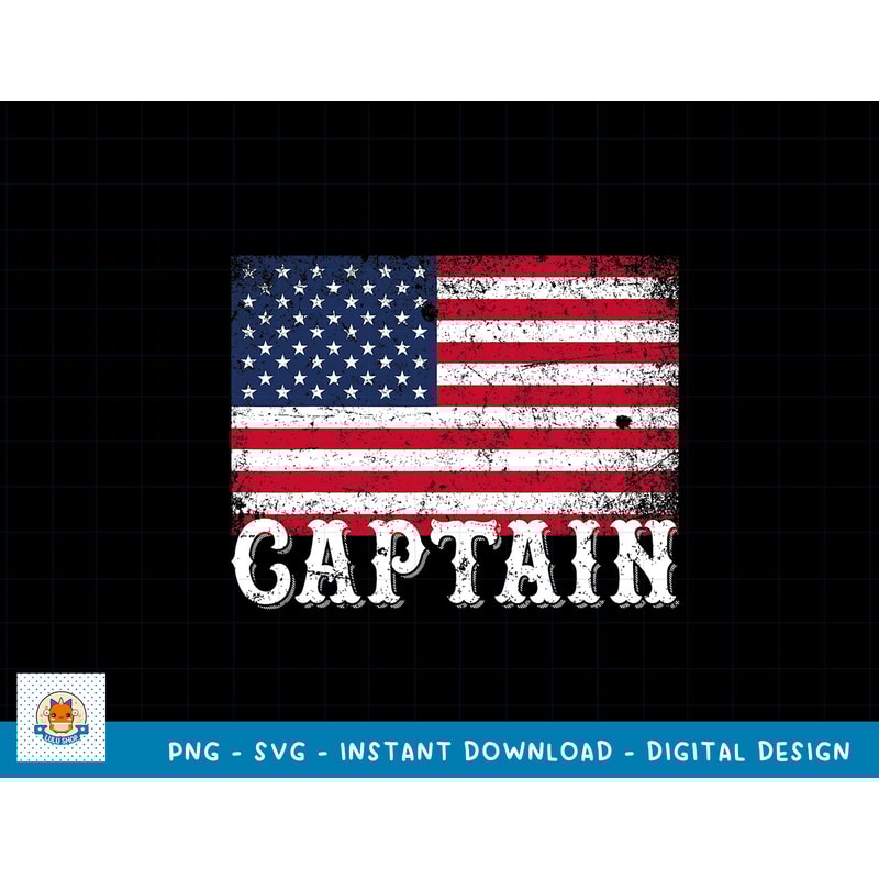 American Flag 4th of July Captain T-Shirt for Boat Owners T-Shirt copy.jpg
