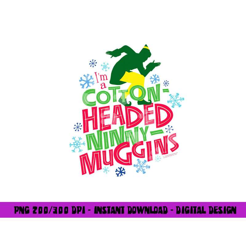 Elf Cotton-Headed Ninny-Muggins  png, sublimation .jpg