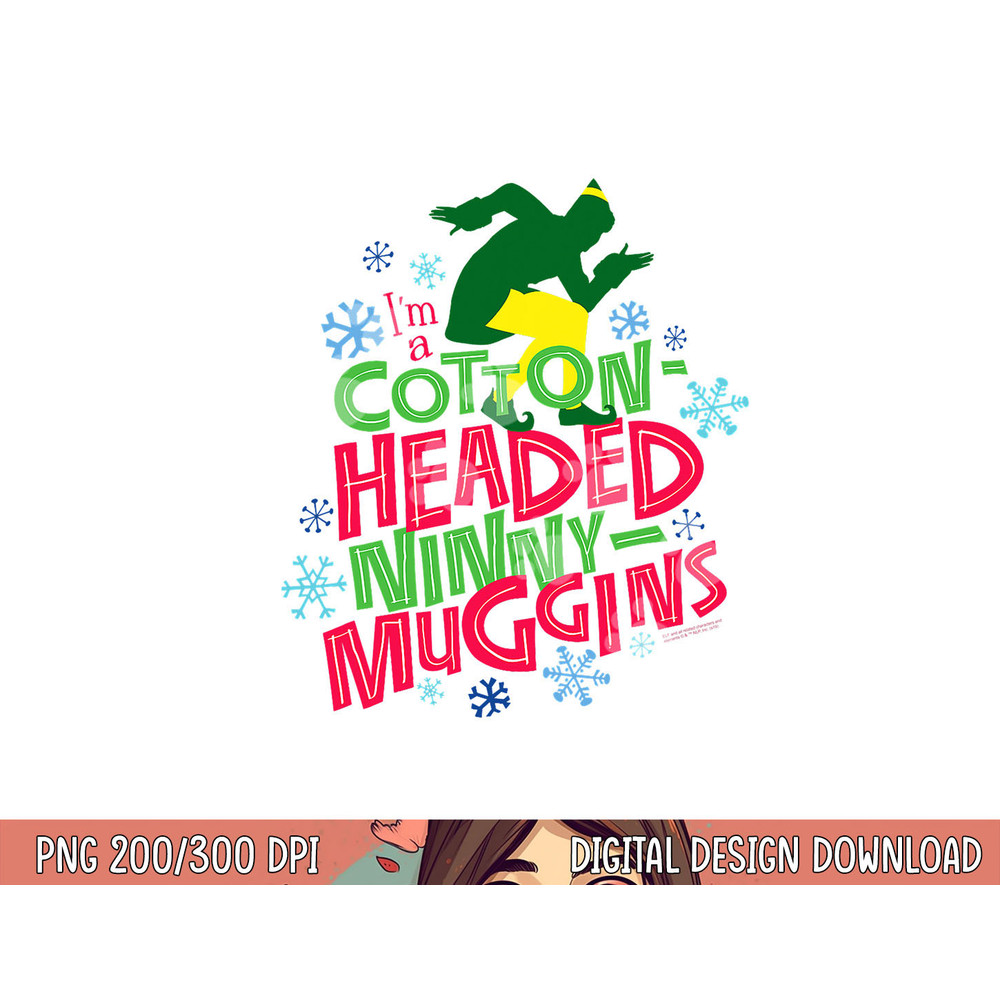 Elf Cotton-Headed Ninny-Muggins  png, sublimation .jpg
