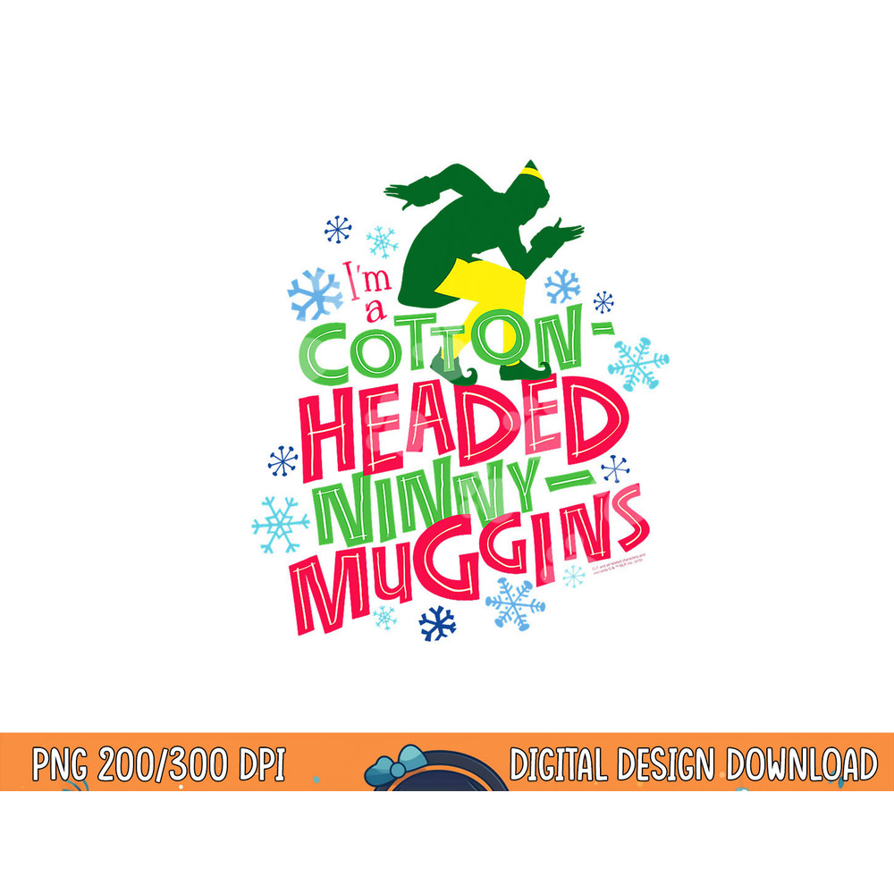 Elf Cotton-Headed Ninny-Muggins png, sublimation .jpg