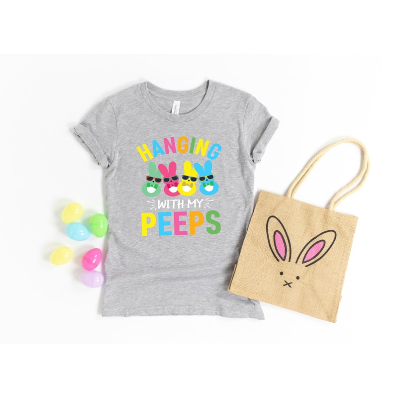 Hanging With My Peeps Shirts, Easter Shirt, Easter 2021 Shirts, Happy Easter Shirt, Family Easter Shirts, Cute Easter Shirts,Gift Easter Day - 2.jpg