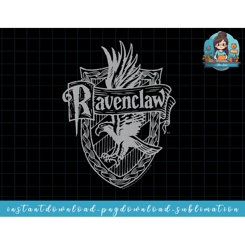 Kids Harry Potter Ravenclaw Detailed Crest png, sublimate, digital download.jpg