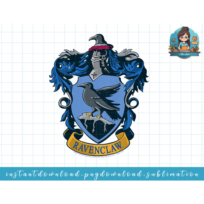 Kids Harry Potter Ravenclaw House Crest png, sublimate, digital download.jpg