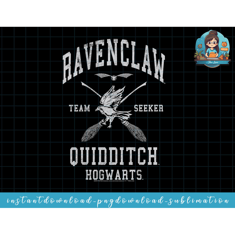 Kids Harry Potter Ravenclaw Team Seeker Text png, sublimate, digital download.jpg