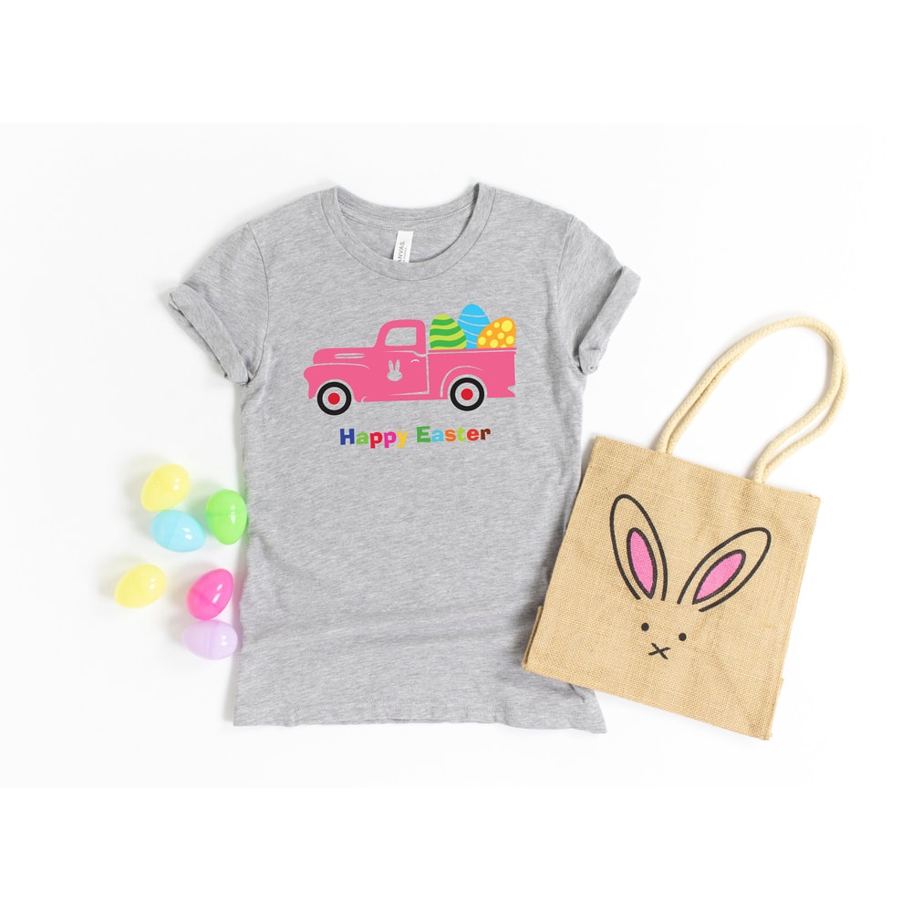 Happy Easter Shirt,Easter Truck Shirt,Easter Shirt For Woman,Vintage Truck with Carrot Shirt,Easter Shirt,Easter Family Shirt,Easter Day - 2.jpg