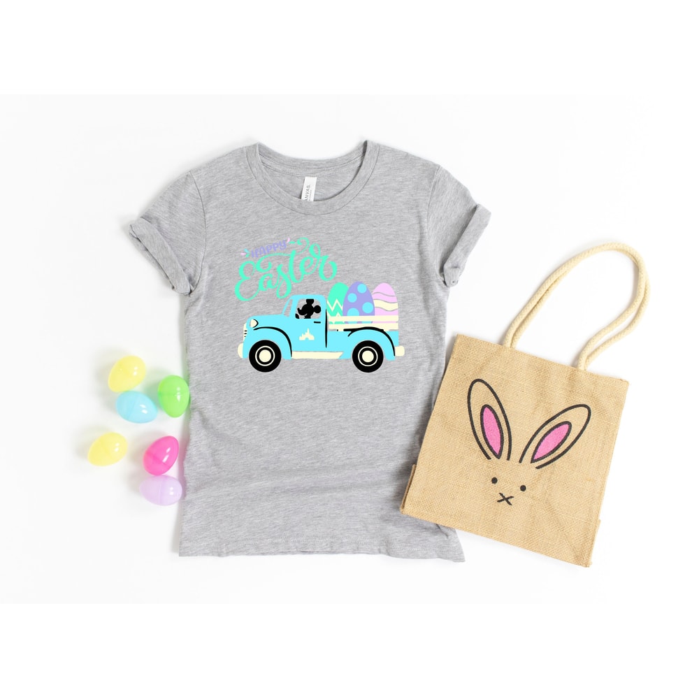 Happy Easter Shirt,Easter Truck Shirt,Easter Shirt For Woman,Vintage Truck with Carrot Shirt,Easter Shirt,Easter Family Shirt,Easter Day - 2.jpg