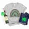 Happy Go Lucky Shirt, Rainbow Shirt, Women St Pattys Shirt, Lucky T-Shirt, Woman St Patricks Day Shirt, St Patrick's Day Tee - 1.jpg