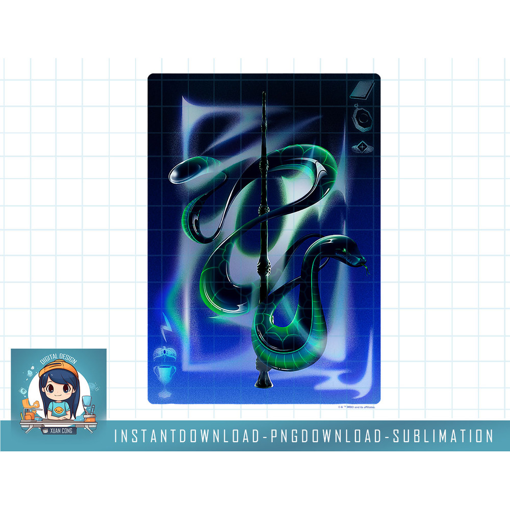 WB100 Harry Potter Horcrux & Elder Wand Playing Card png, sublimate, digital download.jpg