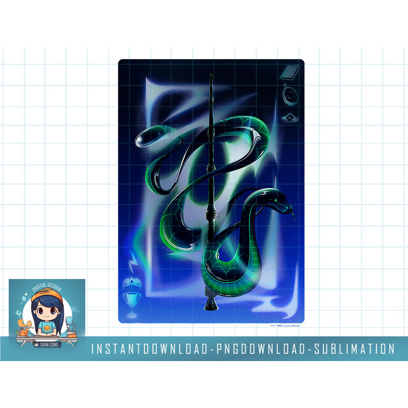 WB100 Harry Potter Horcrux & Elder Wand Playing Card png, sublimate, digital download.jpg