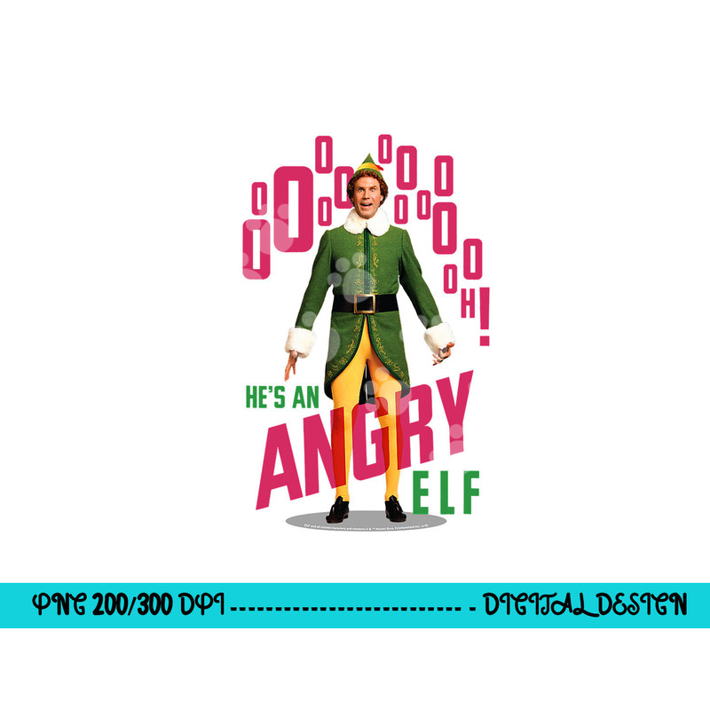 Elf He s an Angry Elf png, sublimation .jpg