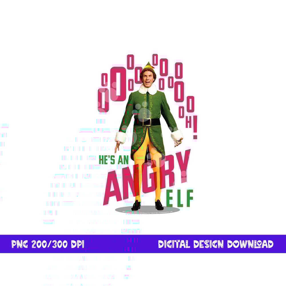 Elf He s an Angry Elf png, sublimation .jpg