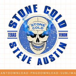 wwe stone cold steve austin skull logo t-shirt copy