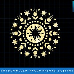 disney princess rapunzel golden mandala logo png, sublimate, digital print