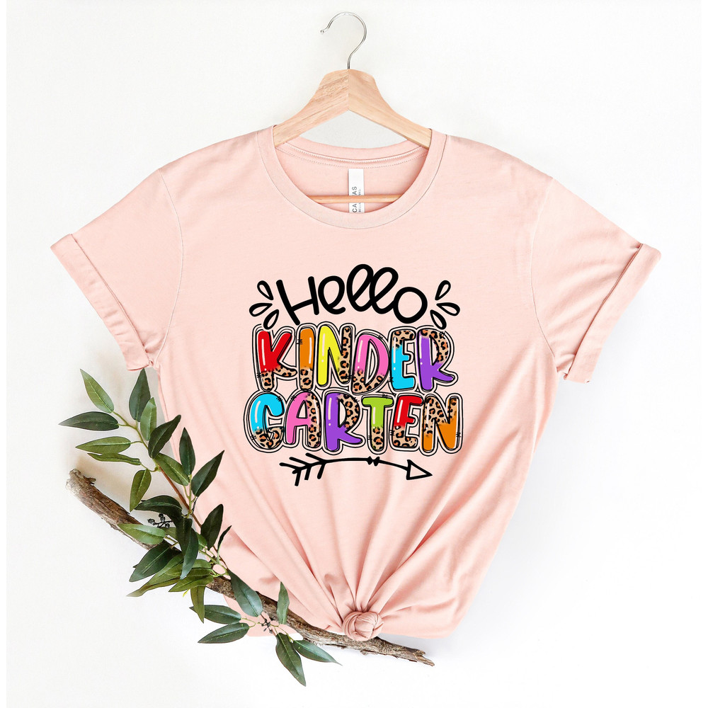 Hello Kindergarten Shirts,Teach Love Inspire Shirt,Back To School Shirt,First Grade Teacher Tee,Teacher Appreciation Tee,1st day of school - 1.jpg