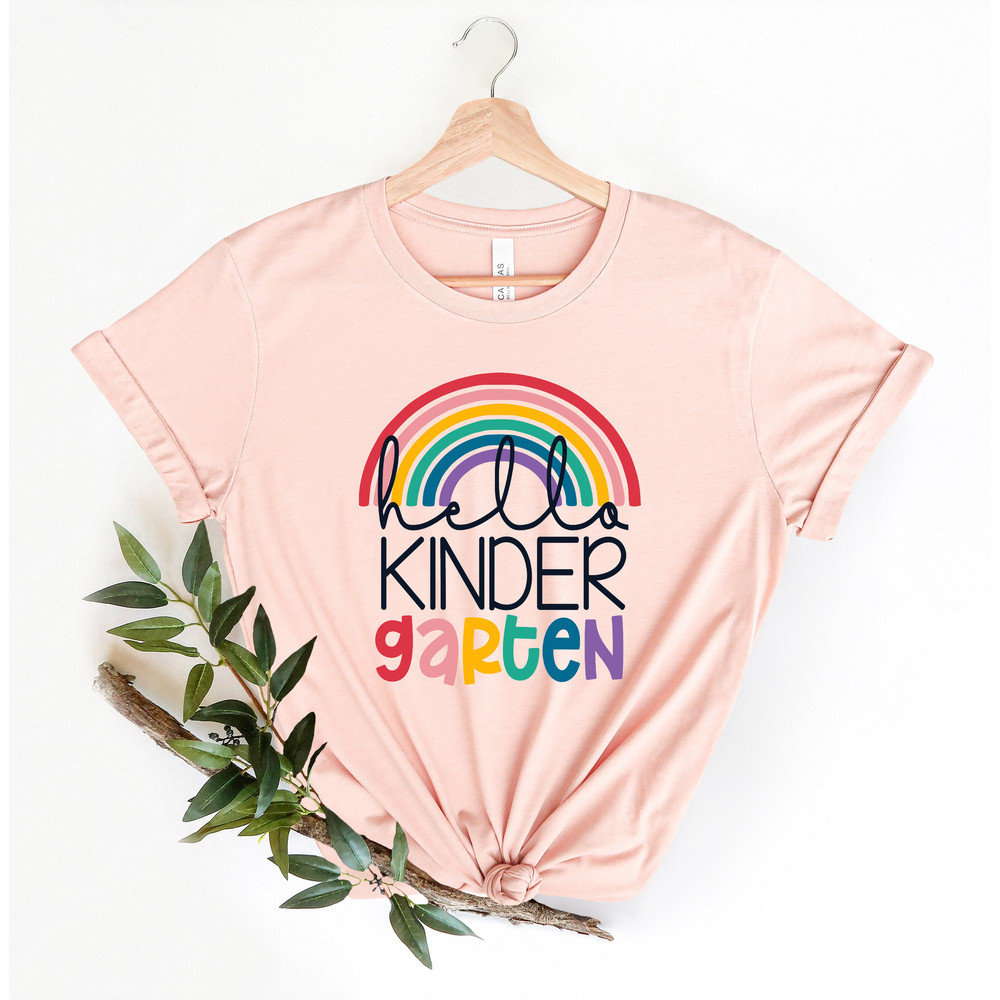 Hello Kindergarten Shirts,Teach Love Inspire Shirt,Back To School Shirt,First Grade Teacher Tee,Teacher Appreciation Tee,1st day of school - 2.jpg