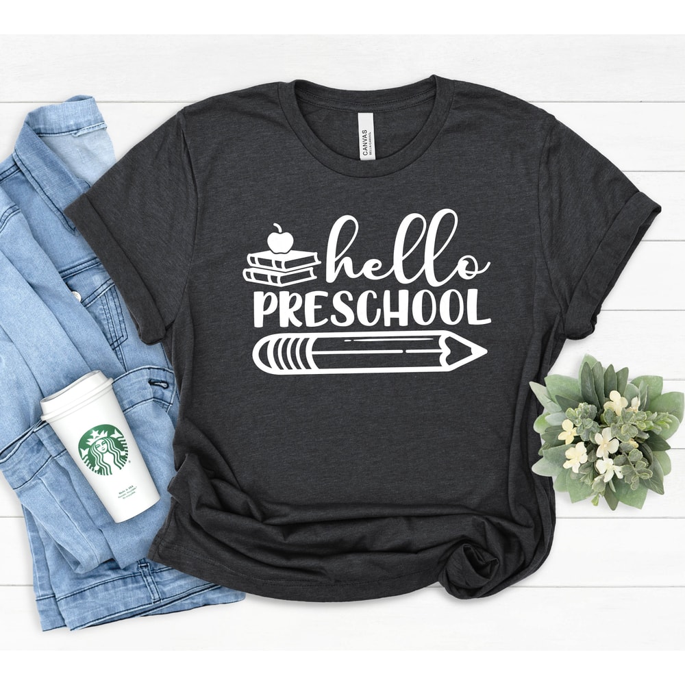 Hello Preschool Shirt,Preschool Teacher Shirt,Teacher Gift,Gift for Teachers,Teacher Shirt,Preschool Teacher,Back to school shirt - 2.jpg