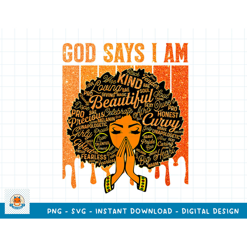 Black Girl Juneteenth God Says I Am Black History Month T-Shirt copy.jpg