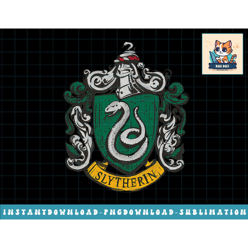 Harry Potter Drawn Slytherin Crest png, sublimate, digital download.jpg