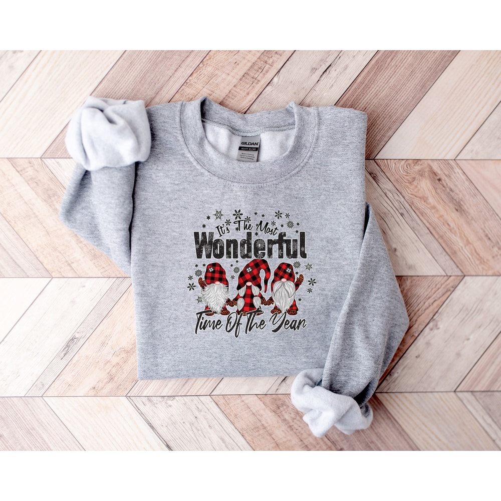 It's The Most Wonderful Time Of The Year Gnome Sweatshirt,Christmas Family Shirt,Christmas Gift,Holiday Gift,Christmas Family Matching Shirt - 2.jpg
