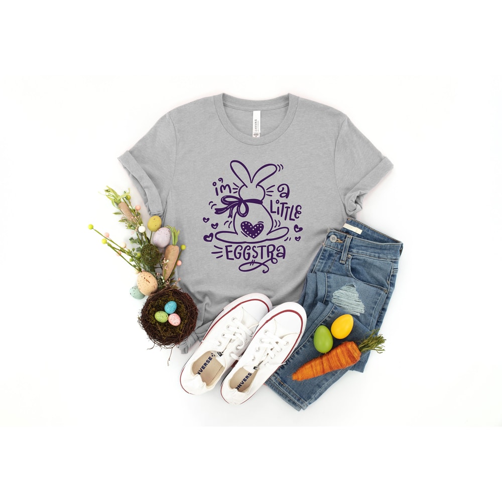 Kids Easter Shirt,I'm a Little Eggstra Shirt,Funny Easter Bunny Shirt,Cute Easter Shirt,Easter Day Shirt for Woman, Easter Egg Shirt - 3.jpg