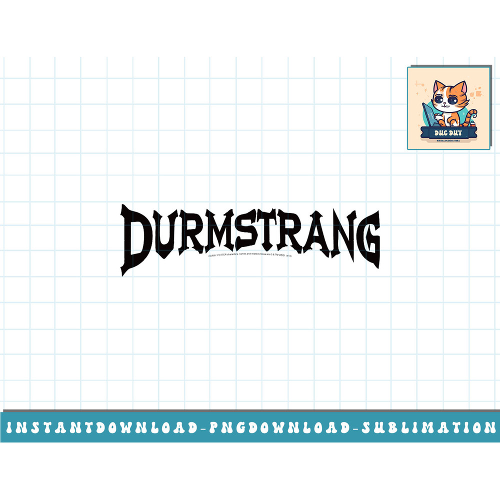 Harry Potter Durmstrang Text png, sublimate, digital download.jpg
