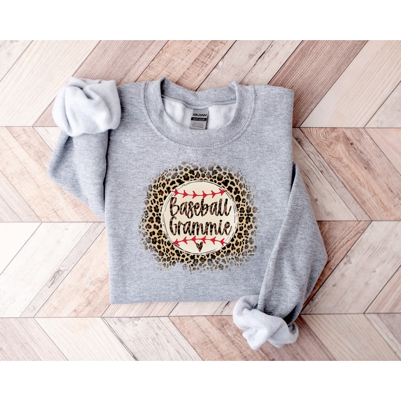 Leopard Baseball Grammie Sweatshirt, Baseball Grammie Sweatshirt, Leopard Baseball Nana Shirt, Baseball Nana Hoodie, Leopard Baseball Shirt - 1.jpg
