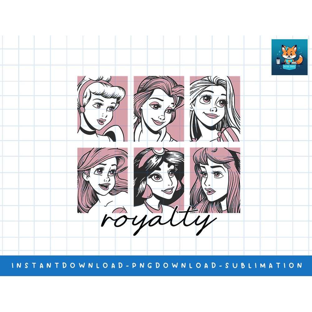 Disney Princess Royalty Panels png, sublimate, digital print.jpg