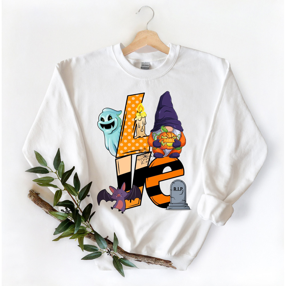 Love Halloween Shirt,Gnomes Love Sweatshirt,Spooky Pumpkin Shirt,Halloween Shirt,Happy Halloween Sweatshirt,Trick or Treat,Halloween Gift - 1.jpg