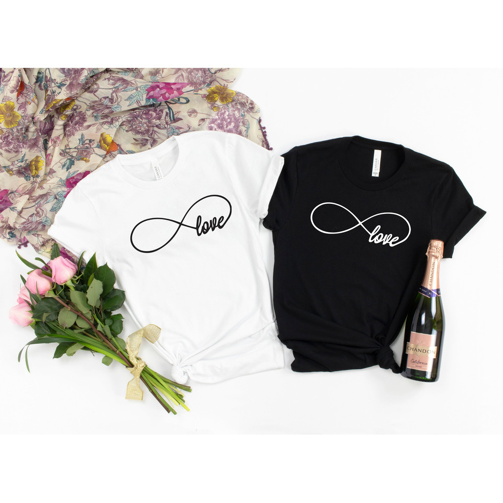 Love Infinity Shirt,Mr and Mrs,Just Married Shirt,Honeymoon Shirt,Wedding Shirt,Wife and Hubs Shirts,Just Married Shirts,Couple Shirts - 3.jpg