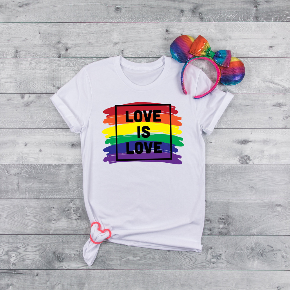 Love is Love Shirt, LGBQT Pride Shirt, Women Men Kids Toddler Baby Rainbow Shirt Retro, LGBT Shirts, Love Wins Graphic T-Shirt,Equality,Gift - 1.jpg