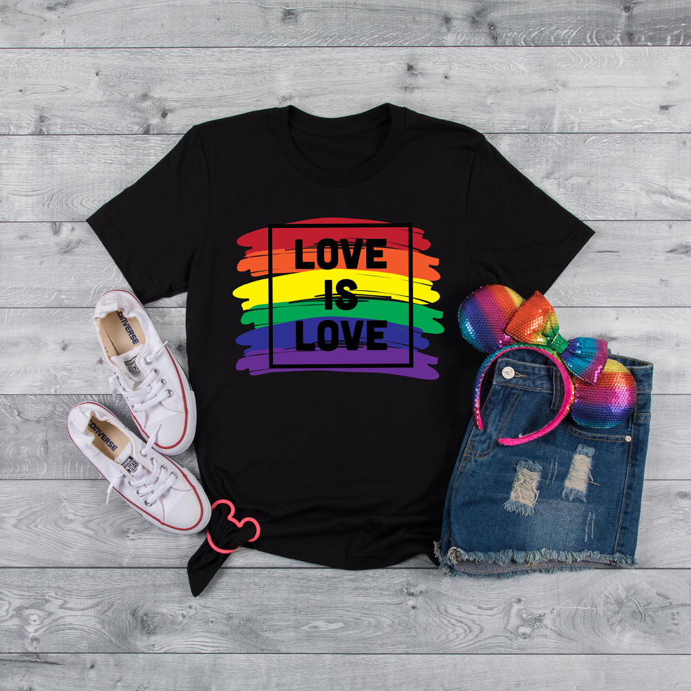 Love is Love Shirt, LGBQT Pride Shirt, Women Men Kids Toddler Baby Rainbow Shirt Retro, LGBT Shirts, Love Wins Graphic T-Shirt,Equality,Gift - 2.jpg