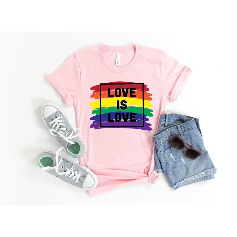Love is Love Shirt, LGBQT Pride Shirt, Women Men Kids Toddler Baby Rainbow Shirt Retro, LGBT Shirts, Love Wins Graphic T-Shirt,Equality,Gift - 3.jpg