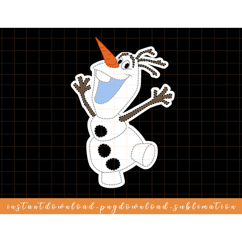 Disney Frozen Olaf Dancing Portrait png, sublimate, digital download.jpg