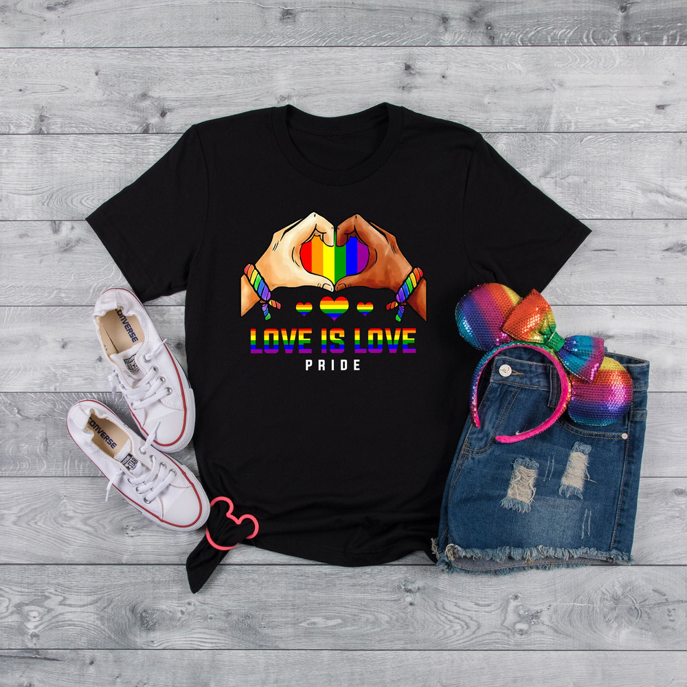 Love is Love Shirt, LGBQT Pride Shirt, Women Men Kids Toddler Baby Rainbow Shirt Retro, LGBT Shirts, Love Wins Graphic T-Shirt,Equality,Gift - 1.jpg