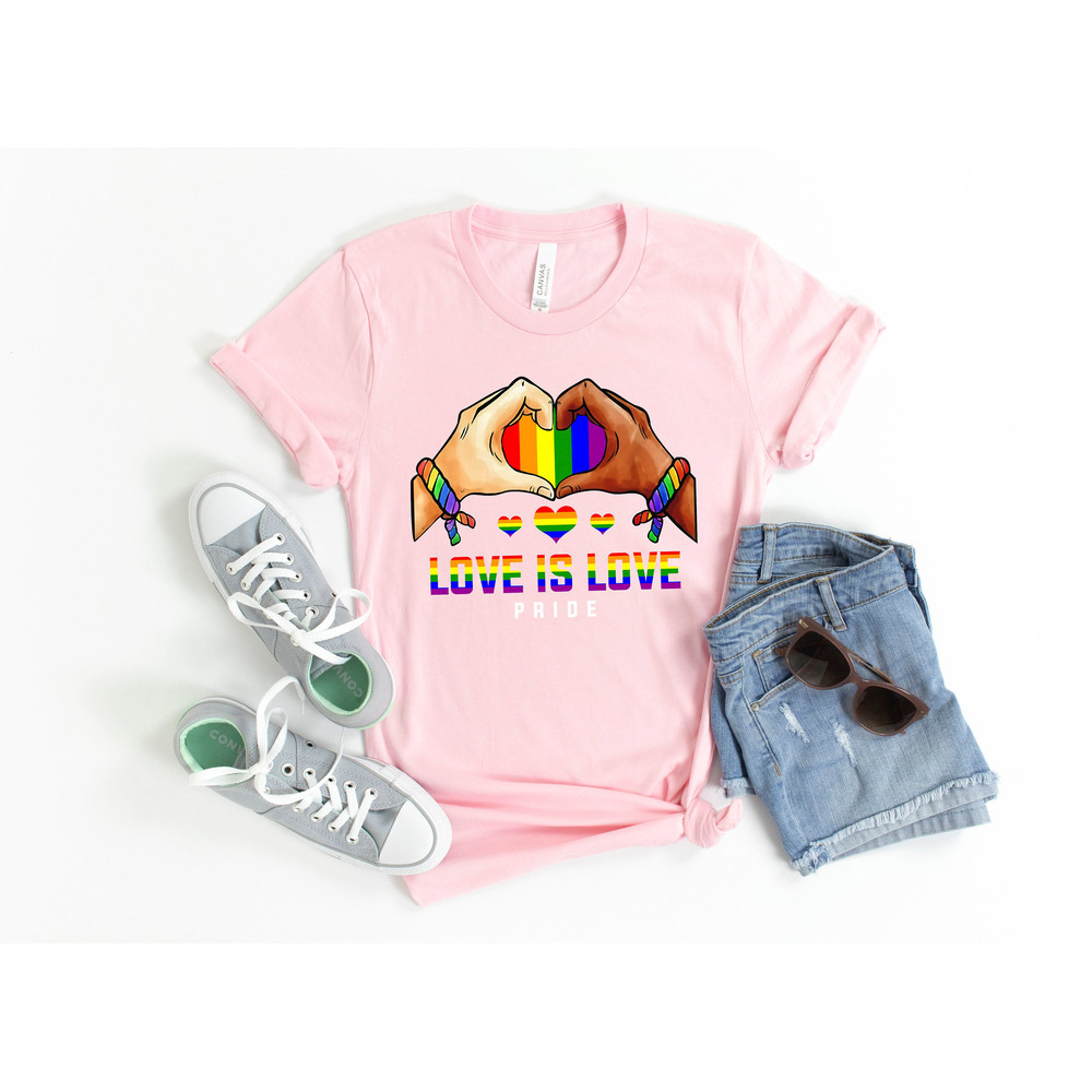 Love is Love Shirt, LGBQT Pride Shirt, Women Men Kids Toddler Baby Rainbow Shirt Retro, LGBT Shirts, Love Wins Graphic T-Shirt,Equality,Gift - 2.jpg