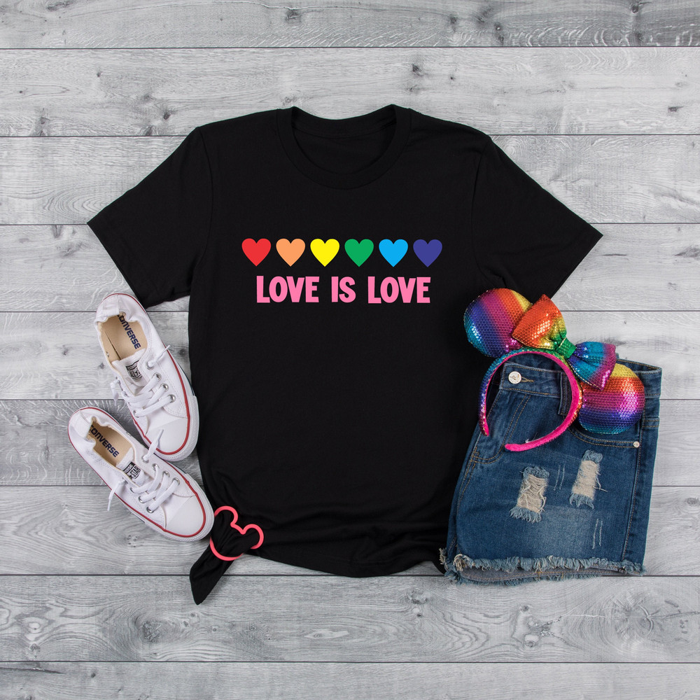 Love is Love Shirt, LGBQT Pride Shirt, Women Men Kids Toddler Baby Rainbow Shirt Retro, LGBT Shirts, Love Wins Graphic T-Shirt,Equality,Gift - 1.jpg
