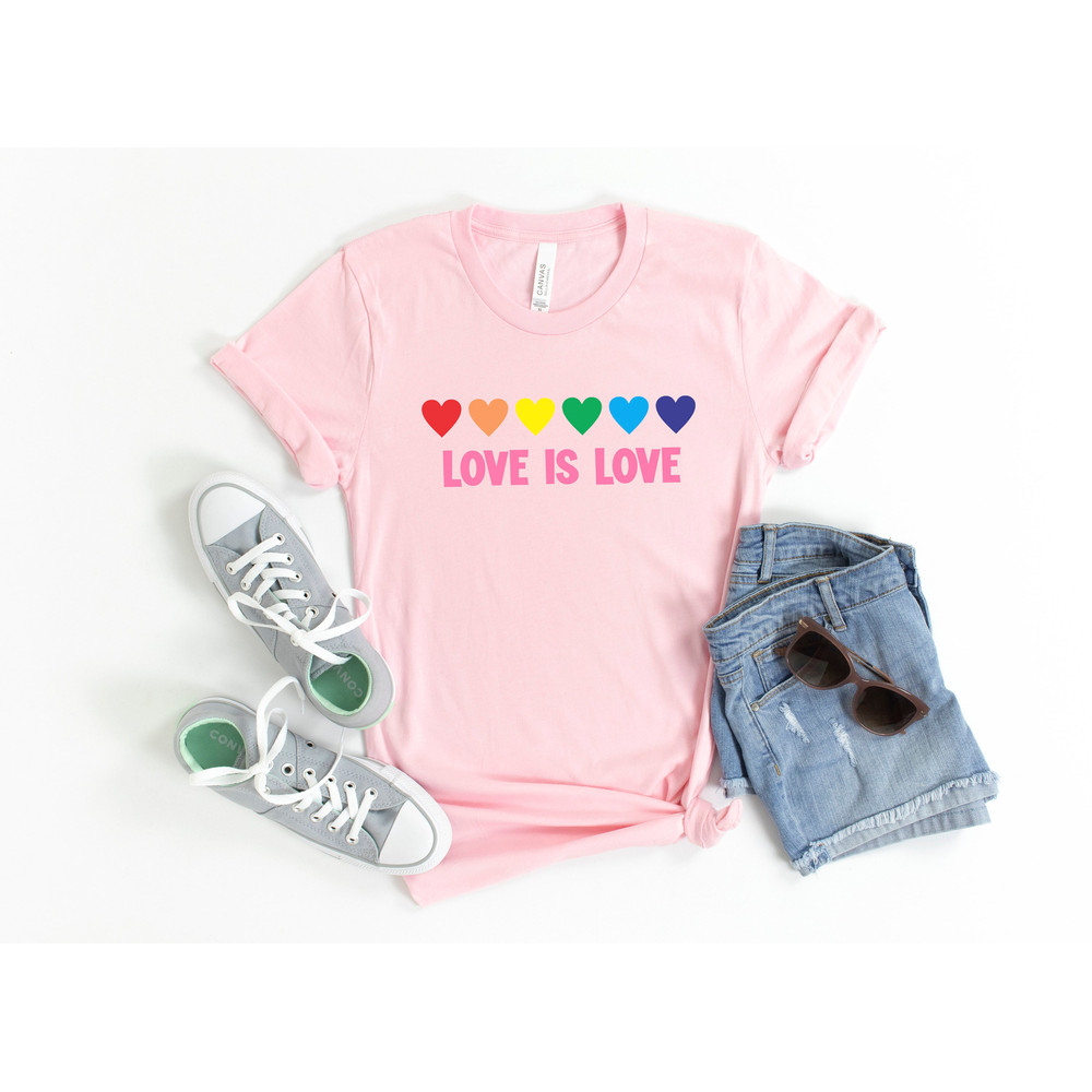 Love is Love Shirt, LGBQT Pride Shirt, Women Men Kids Toddler Baby Rainbow Shirt Retro, LGBT Shirts, Love Wins Graphic T-Shirt,Equality,Gift - 3.jpg