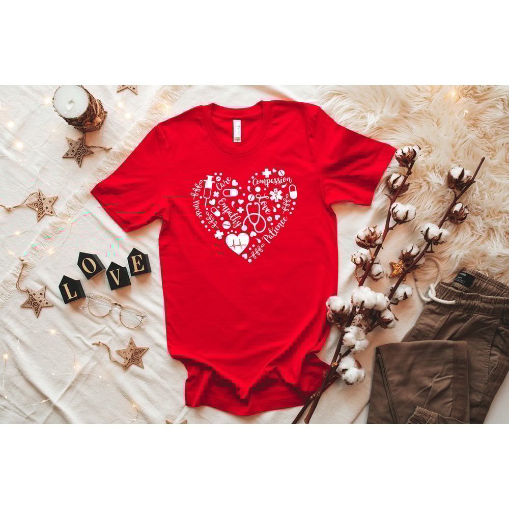 Love Nurse Shirt - Nurse T-shirt - Nurse Tees - Unisex - Cute Nurse Shirts - Nurse Appreciation Gift - Nurse Gift Idea - Nurses Week Gift - 4.jpg