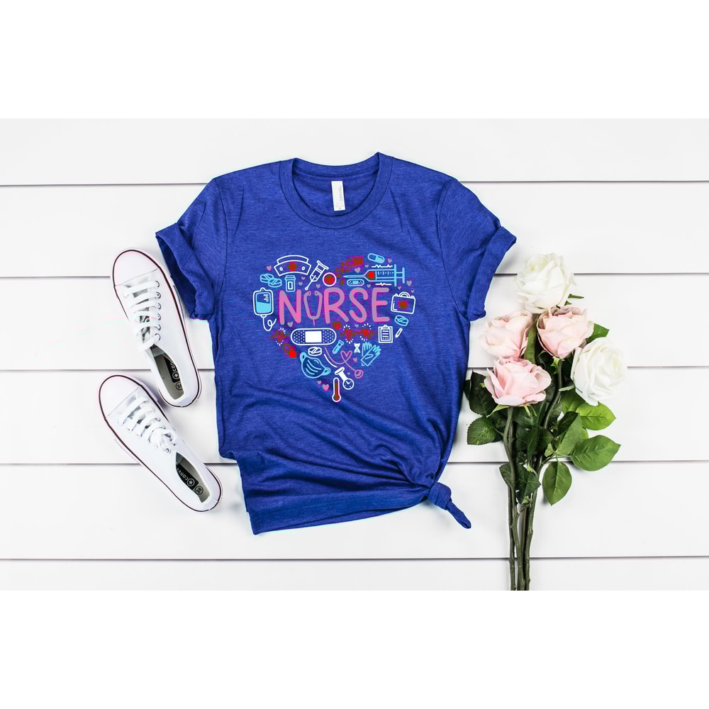 Love Nurse Shirt - Nurse T-shirt - Nurse Tees - Unisex - Cute Nurse Shirts - Nurse Appreciation Gift - Nurse Gift Idea - Nurses Week Gift - 2.jpg