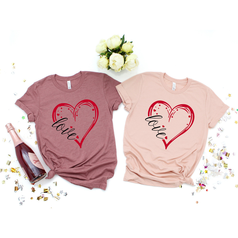 Love Valentines Day Shirt,Valentines Day Shirts For Woman,Heart Shirt,Cute Valentine Shirt,Valentines Day Gift,Heart Valentines Shirt - 1.jpg