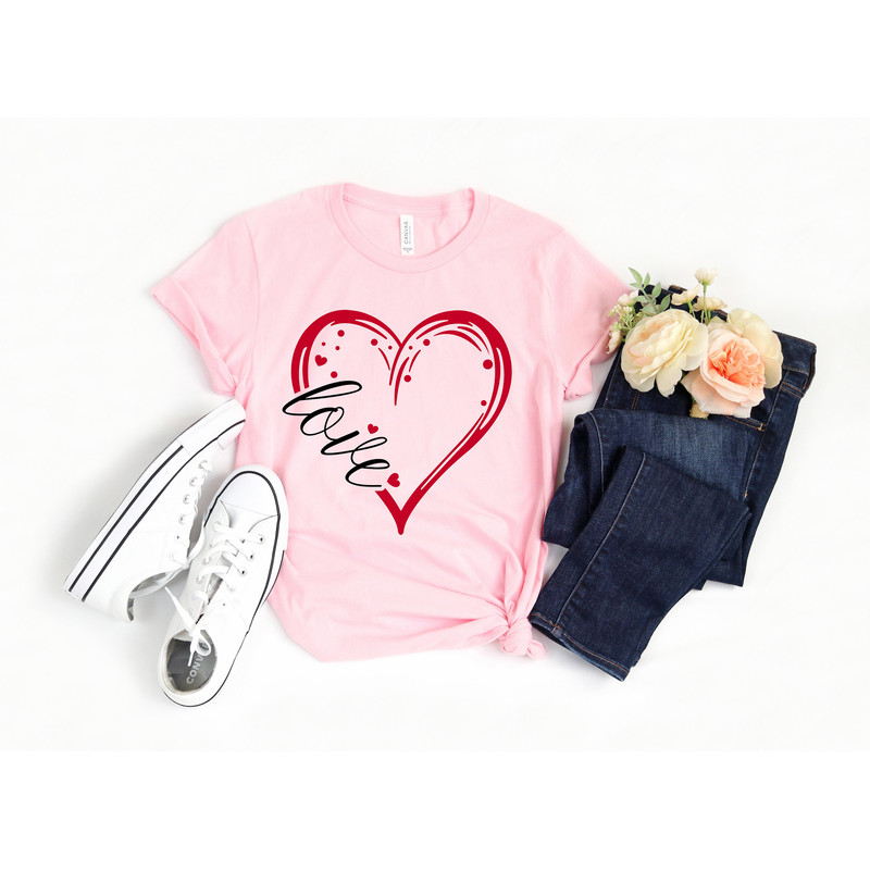 Love Valentines Day Shirt,Valentines Day Shirts For Woman,Heart Shirt,Cute Valentine Shirt,Valentines Day Gift,Heart Valentines Shirt - 2.jpg