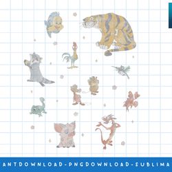 disney princess sidekicks png, sublimate, digital print