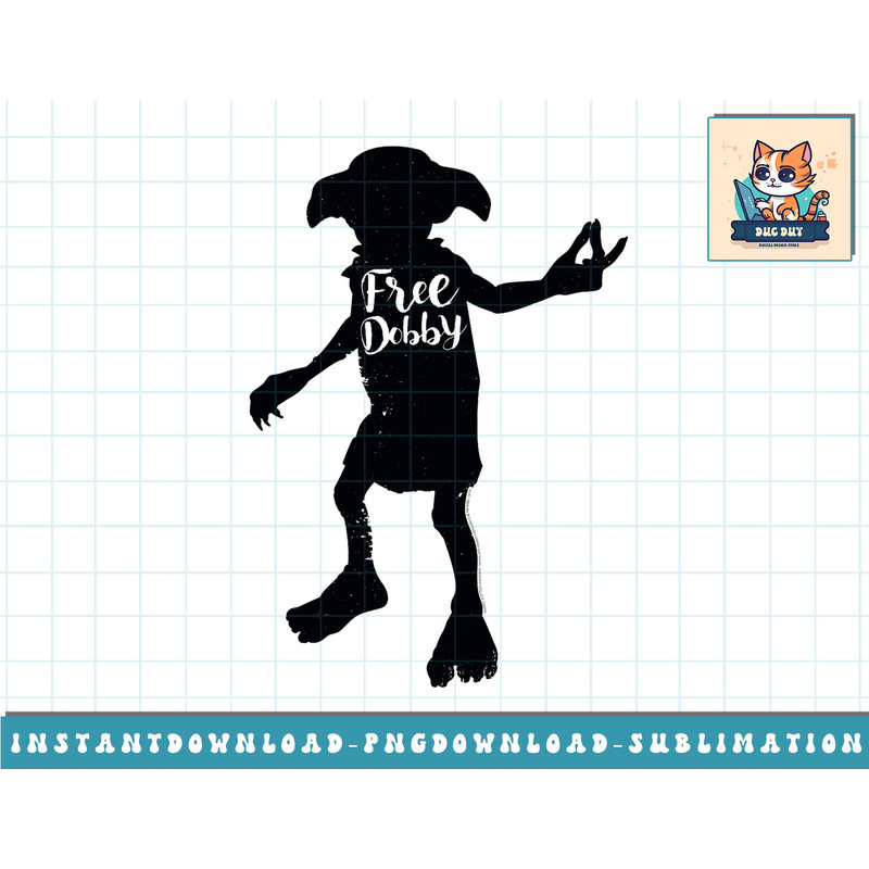 Harry Potter Free Dobby Snap png, sublimate, digital download.jpg